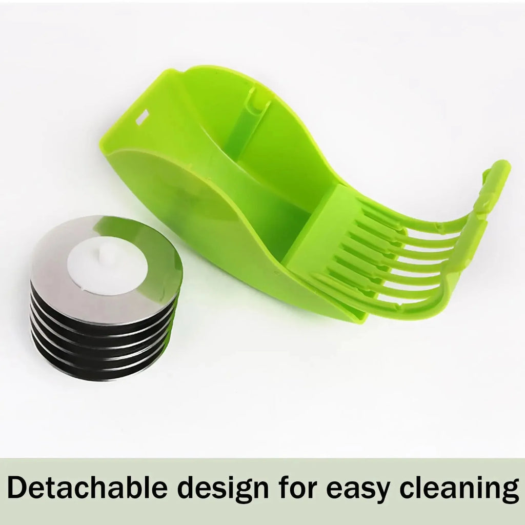 Multi-Blade Manual Vegetable Roller Chopper