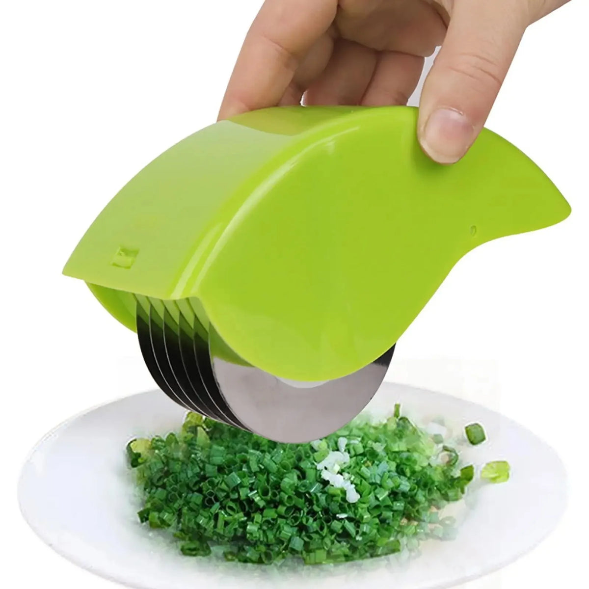 Multi-Blade Manual Vegetable Roller Chopper
